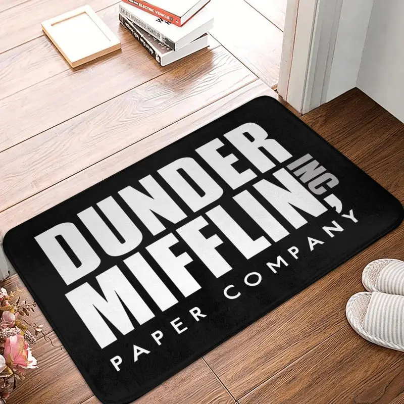 The Office TV Show Dunder Mifflin Paper Company tappetini d\'ingresso del pavimento della porta d\'ingresso tappetino da bagno per esterni tappetino