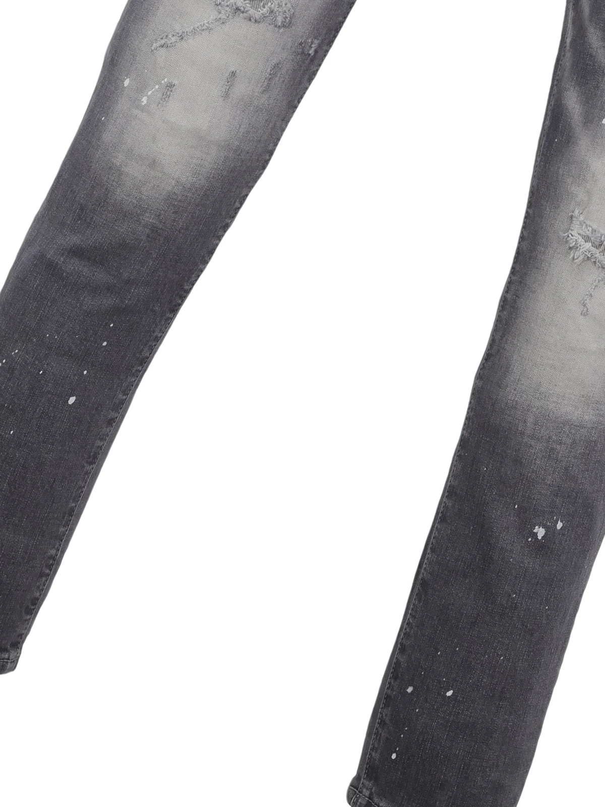 6071 กางเกงยีนส์ผู้ชาย Four Se - Men'S Fashion Grey Jeans บทวิจารณ์และราคา