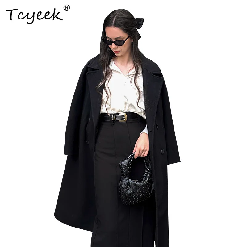 

Tcyeek, 22MM 100%Real Silk Elegant Shirt, Women Long Sleeve Satin, Commute Fashion White Blouses, 2024 Summer Autumn T47963QM