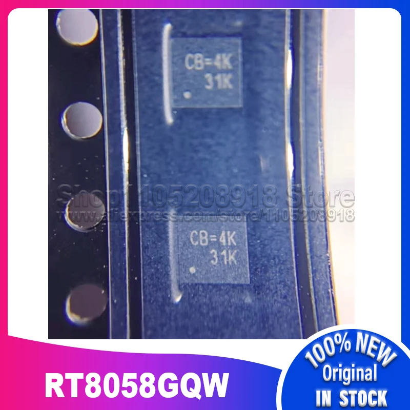 

10~50PCS/LOT RT8058GQW RT8058 For Code : CB=.. QFN-16 100% New Spot stock