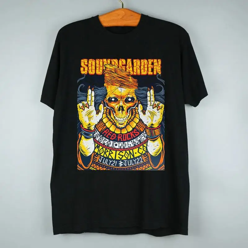

New Rare Soundgarden Band Cotton Black S 5XL T Shirt YY110