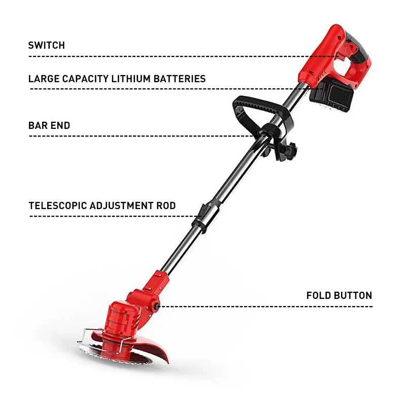A3-0003 핫 세일 간편 조작 전기식 정원 잔디 관리 잔디 깎기 기계