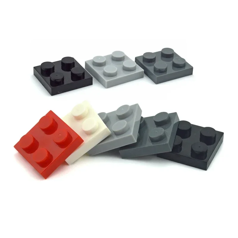 Classic Parts Size 2x2 2x4 Dots Thin Figures Bricks multiple color Educational Creative DIY Bulk Set Building Blocks 3022 3020