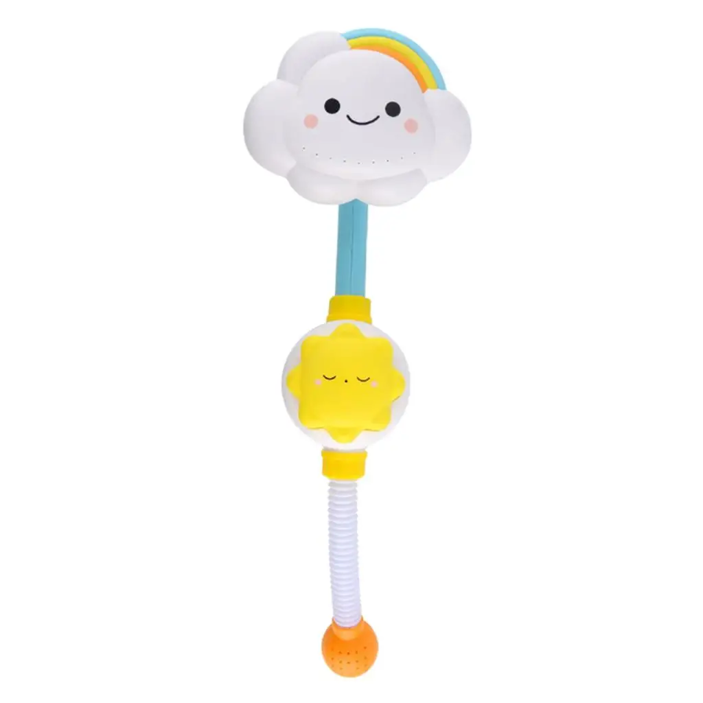 Bath Toys for Toddlers 1-3 Light Up Water Spray Cloud Whale Baby Shower Bathtub Fun Gift for Kids Girl Boy
