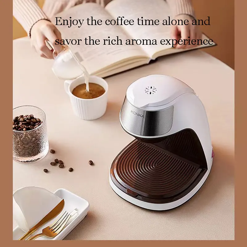 Coffee Machine Fully Automatic Household Coffee Machines Office Mini American DripCoffee Machine