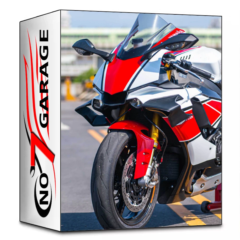 

New For Yamaha YZF-R1 R1M 2015-2023 Motorcycle cowl Trim Wing Protective Enclosure On Both Sides Spoiler Accessories