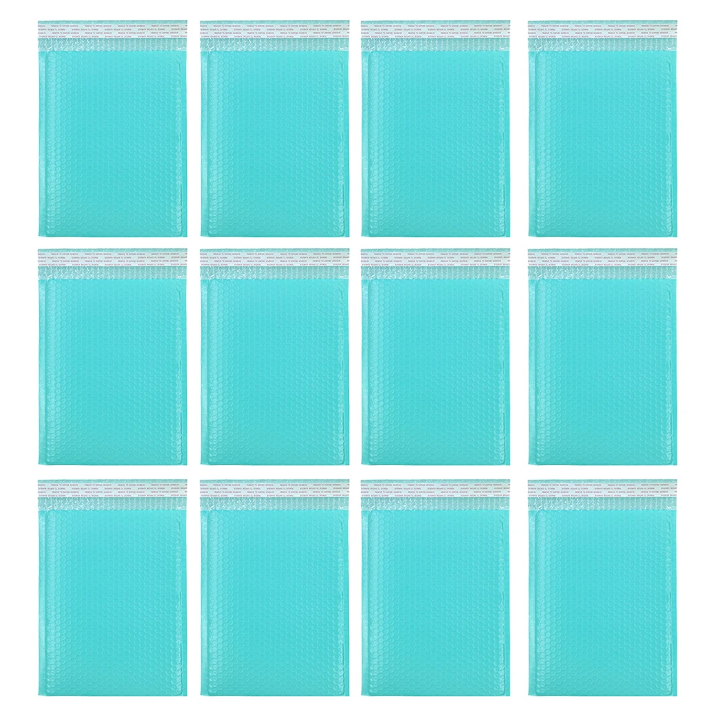 

25 Pcs Bubble Mailers Foam Bag Express Envelopes Mailing Padded Pouch Packing Blue Film Waterproof Thickened