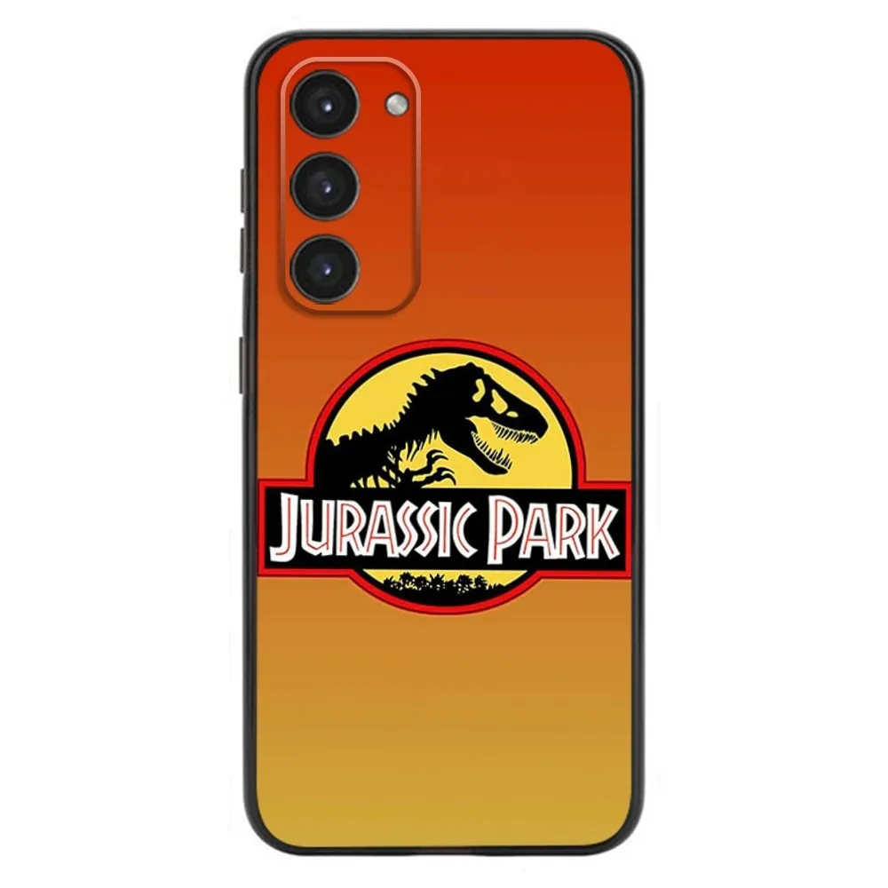 Dinosaur J-Jurassic Phone Case For Samsung Galaxy A20,A21s,A22,A31,A32,A52,A53,A72,73,A80,A91 Soft Liquid Silicone Black Cover