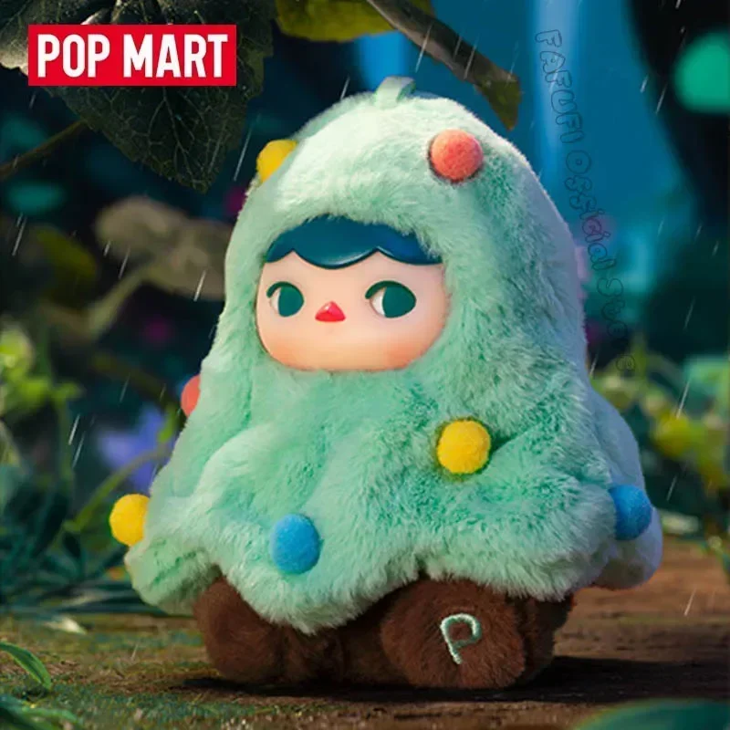 ตุ๊กตา POP MART Pucky Spirit Forest Party Series ของเล่นตุ๊กตาห้อยคอแบบกล่องสุ่ม น่ารัก สไตล์อนิเมะ แอ็คชั่นฟิกเกอร์ กล่องสุ่มลุ้นรับตุ๊กตา