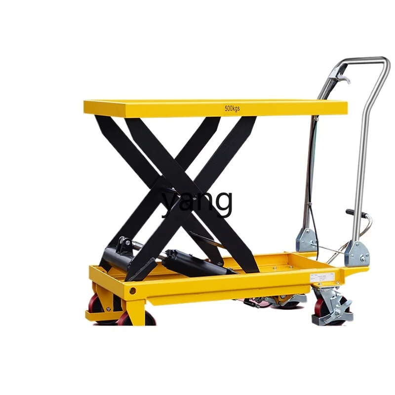 LXL Manual Platform Car Hydraulic Truck Lift Truck Movable