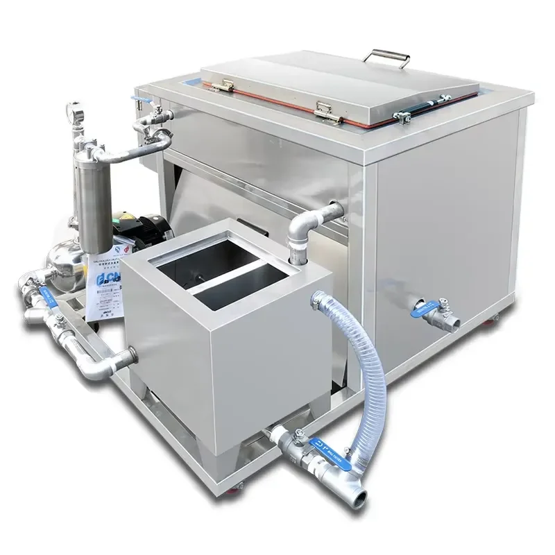 Ultrasonic Cleaning Machine with Filtration System for Powder Coating Removal Industrial Parts Washer Degreaser Tank