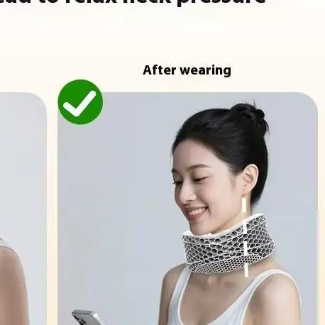 وسادة دعم عنق الرحم للجنسين مضادة للفيونكة، قوس عكسي ثابت لحماية الرقبة والكتف المستقرة في المكتب