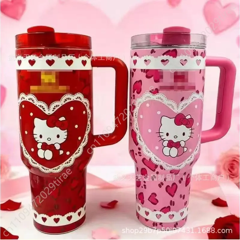 

Sanrio Large Capacity Insulated Straw Cup for Dual Drinking Cosplay Accessories