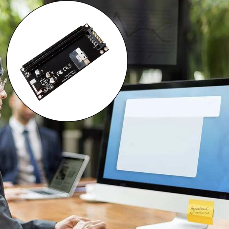 Universal SFF8654 to PCIe x16 Converter Supports SFF-8654 8i to PCIe 2.0 Interfaces Convert Card Adapter