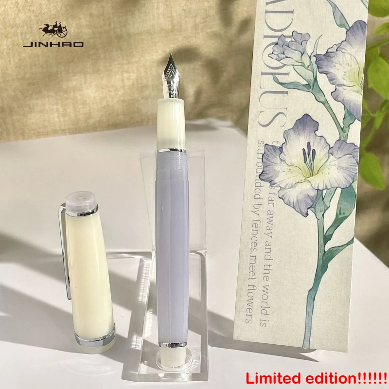 

Ручка-фонтан JINHAO 82 2026, лимитированная серия, цвета макарон, золотой клипс, перо EF/F/M, для каллиграфии, канцелярские товары для школы и офиса