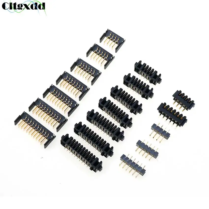 

Cltgxdd 10pcs Blade Battery Connector 2.0mm 2.5mm Pitch 4 5 6 7 8 9 10 Pin Plug Male Female Socket PCB Solder Header Receptacle