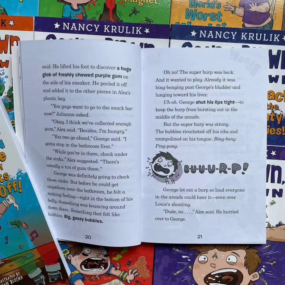 رواية الفصل للأطفال جورج براون كلاس المهرج 19 مجلدًا #4