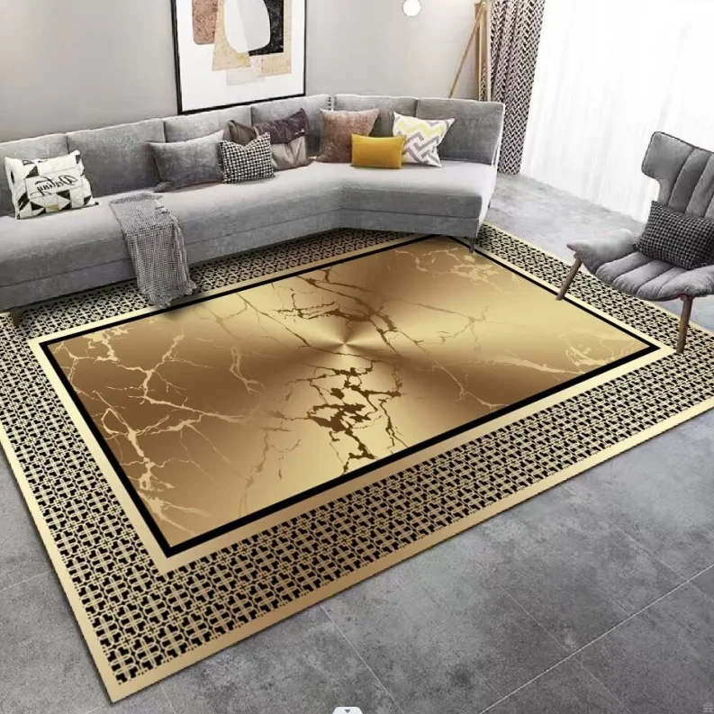 NONE Teppich Wohnzimmer Advanced Sense Großflächiges modernes Arbeitszimmer Schlafzimmer Teppich Zimmer rutschfestes und schmutzabweisendes Zuhause 5