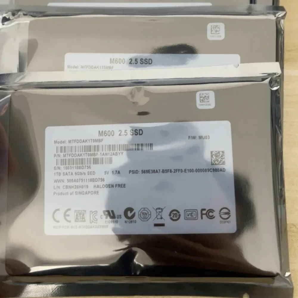 Used M600 1TB 512GB Solid State Drive 2.5inch SSD SATA3 6Gbps Internal SSD Hard Disk for Laptop Desktop