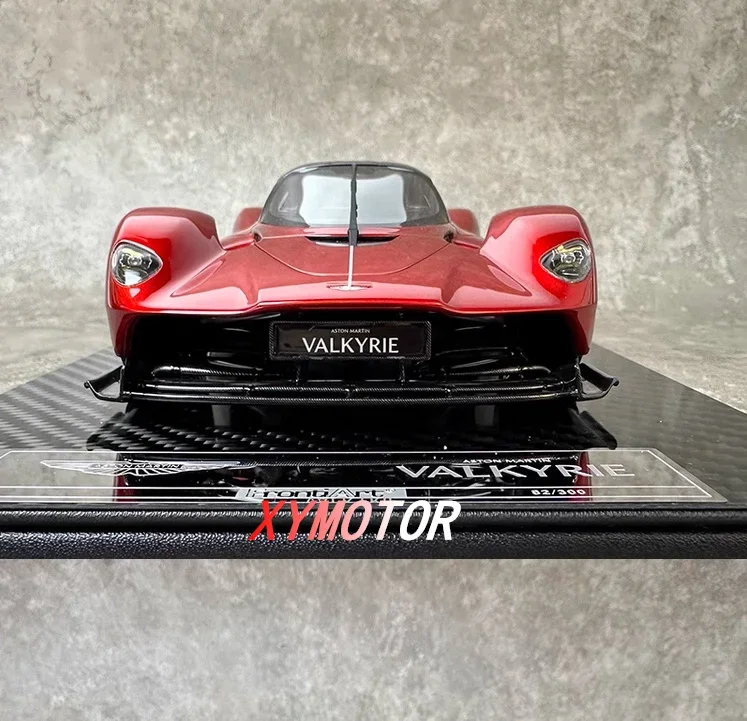 Frontiart 1/18 For Aston Martin Valkyrie Candy Red Resin Diecast Model Car Kids Toys Birthday Gifts Hobby Display Collection