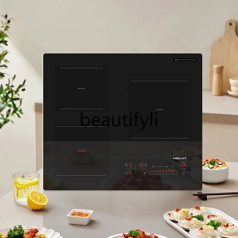 

A56 Трехголовочная индукционная плита Электрическая керамическая плита Двойная плита Встроенная бытовая мощность