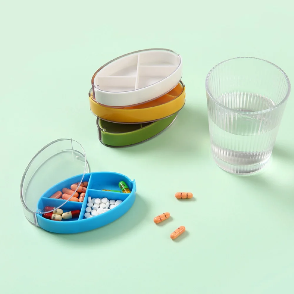 

7 Days Pill Medicine Box, Weekly Tablet Holder, Storage Organizer, Container Case, Portable Tablet Dispenser for Medicine