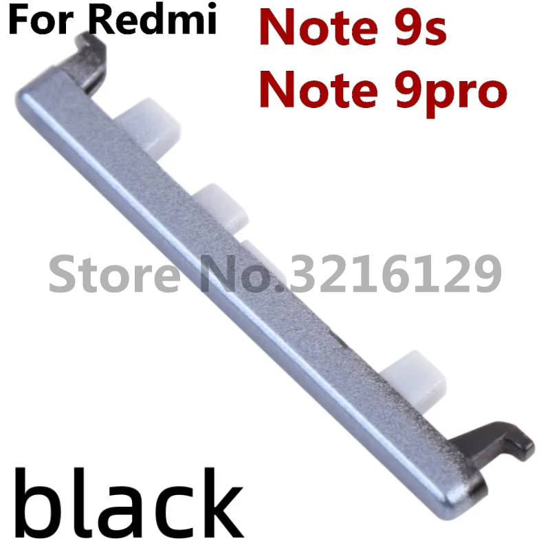 Original NEW For Xiaomi Redmi Note 9 Power 9T 9S Pro 4G 5G Phone Housing Chassis Volume Button Side Key Replacement