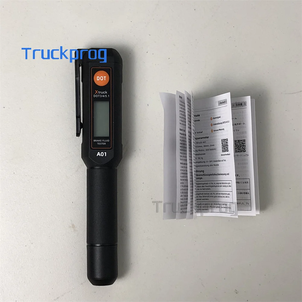 جهاز اختبار سائل الفرامل Xtruck AO1 يستخدم للكشف عن رطوبة سائل الفرامل وعرض ذكي قلم فحص تشخيص السيارة #6