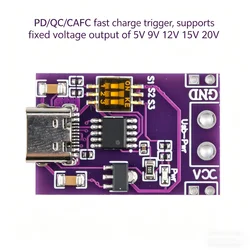 1Pcs PD/QC/AFC Fast Charge Decoy Trigger TYPE-C USB to 5V 9V 12V 15V 20V Support PD2.0/PD3.0 QC2.0/QC3.0 AFC