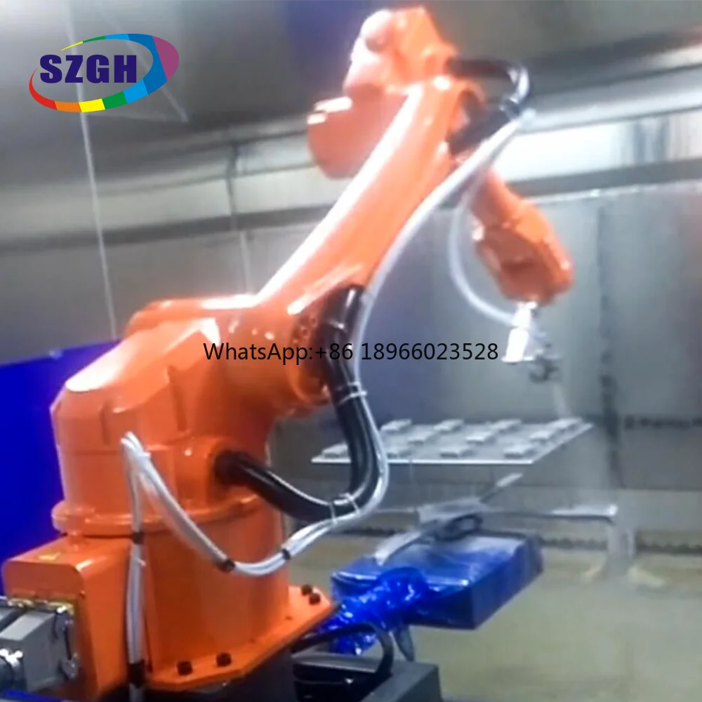 Low price suction spraying robotic arm control sup payload 50kg high speed painting spray paint robot arm