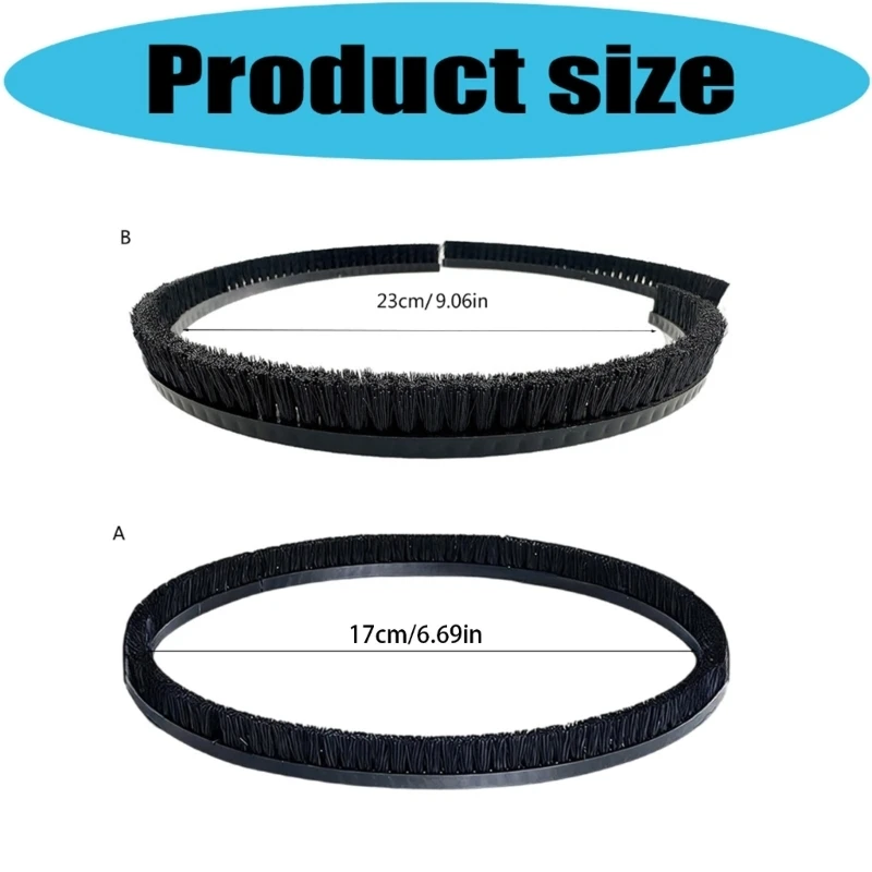 Easy Installation Plastic Brush Accessories 9inch 225mm Electric Sander Grinder