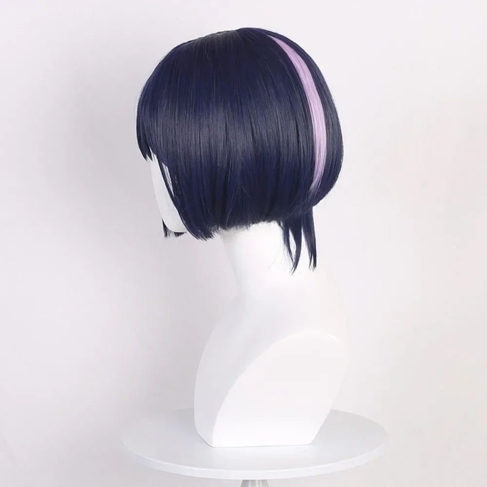 Anime Genshin Impact Scaramouche Cosplay Wig Pre Styled Heat Resistant Synthetic Halloween Dress Up Wanderer Cosplay Wigs