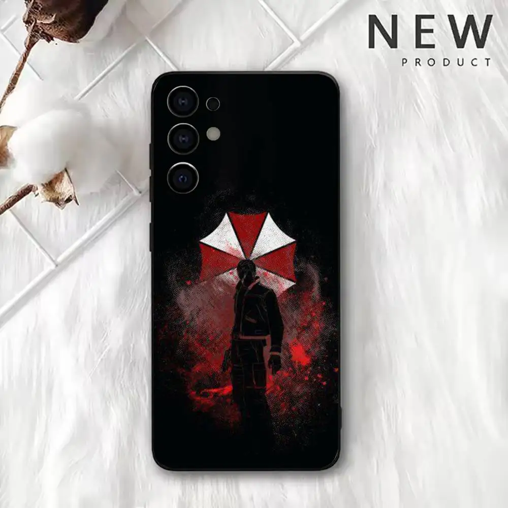 เคสโทรศัพท์ U-Umbrella Corporation สำหรับ Samsung S25,S24,S21,S22,S23,S30,Ultra,S20,Plus,Fe,Lite สีดำ