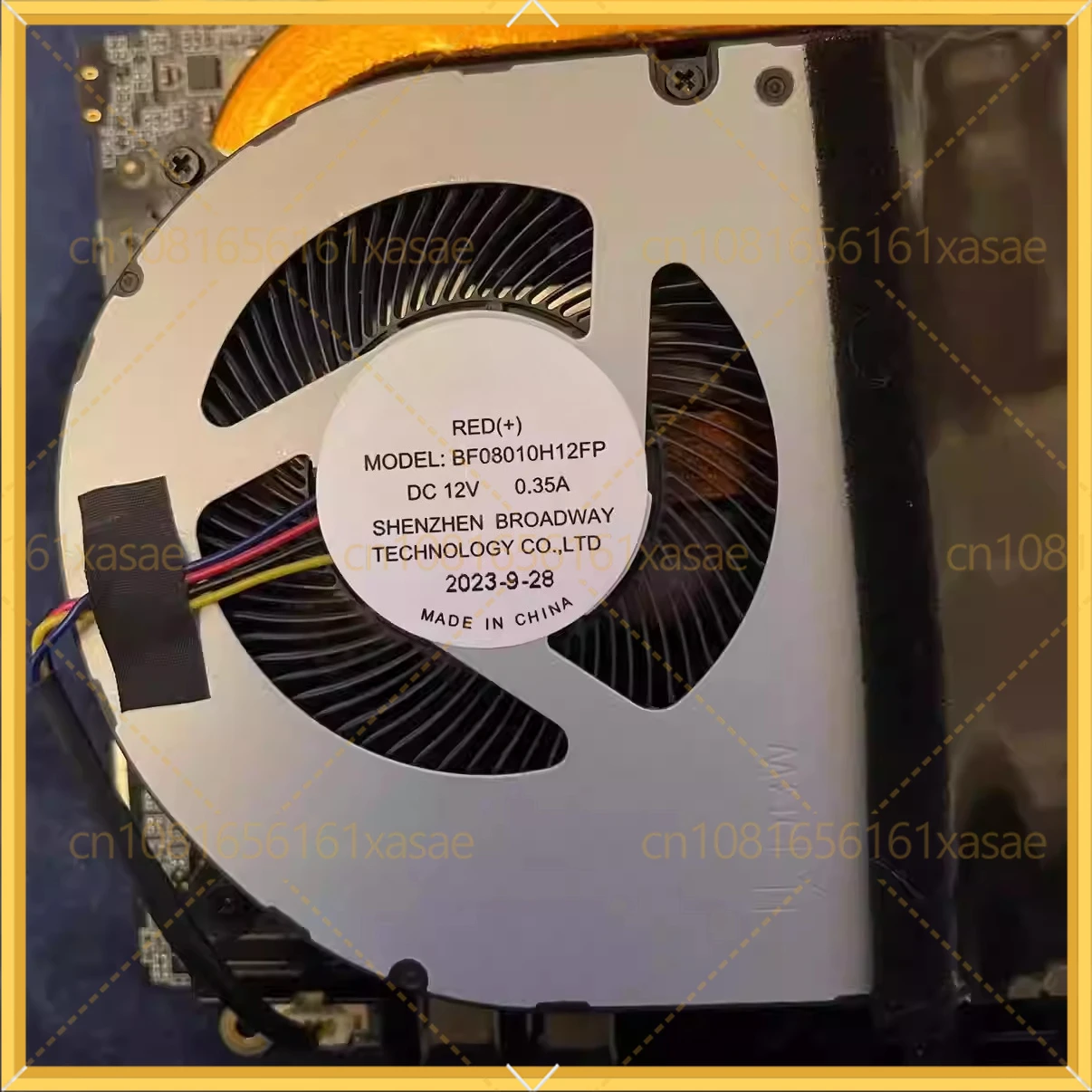 Replacement MINI PC Fan Compatible BF08010H12FP DC12V 4PIN New
