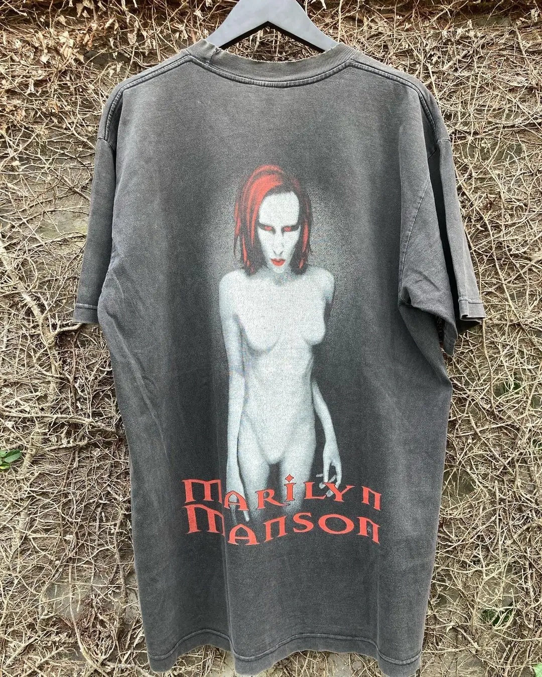 

330Г! Альбом Мэрилин Мэнсон 1998 года, механический блокбастер с животными, американский винтажный короткий рукав, экологический мир ума