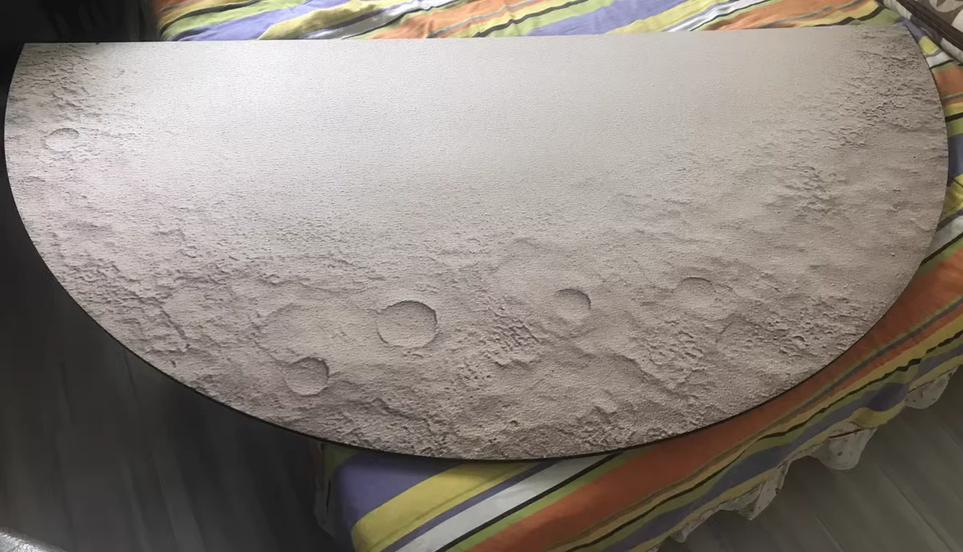 Moon shaped LED ambient light mural light, modern minimalist corridor hanging paintings GN631TB