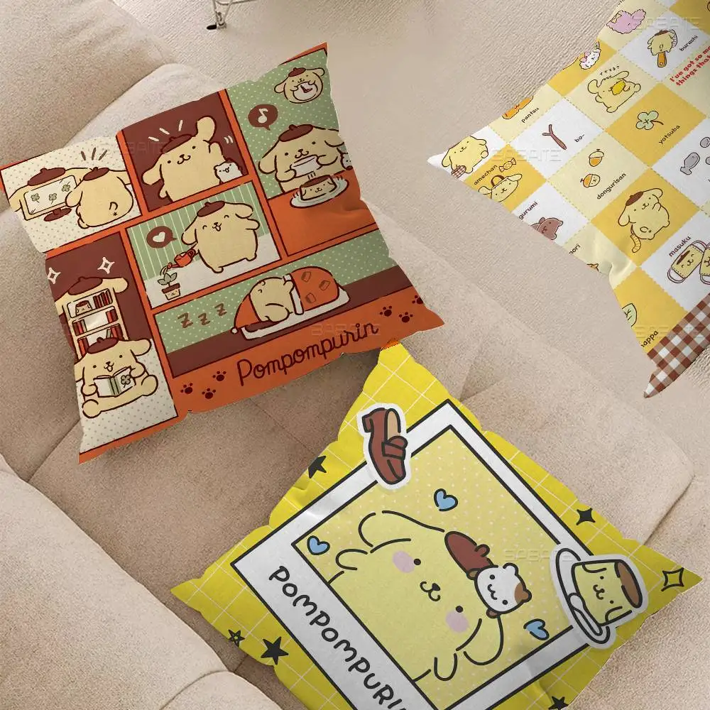 Anime P-Pompompurines Cute pillow cover sofa cushion cover home room decoration children gift