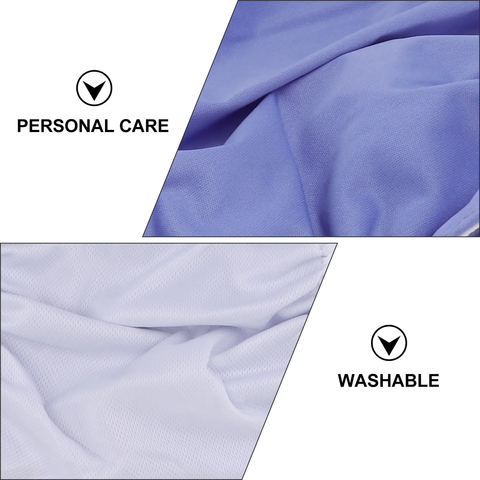 

Leakage Proof Adult Diaper Washable Cloth Nappy Napkin Light Purple Free Size Adjustable for Old Men Women Patient Incontinence