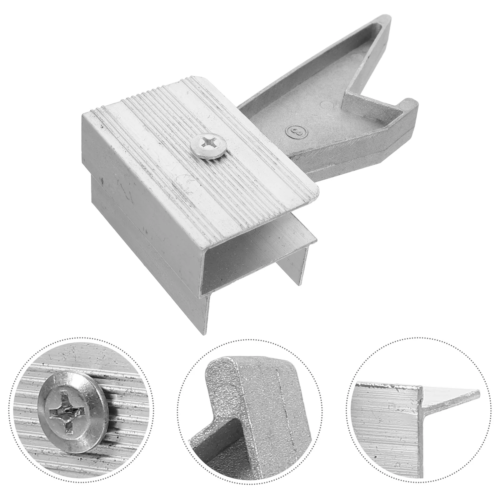 Ladder Accessory Guide Tooth Retractable Accessories Rung Locks Silver Aluminum Telescopic Folding