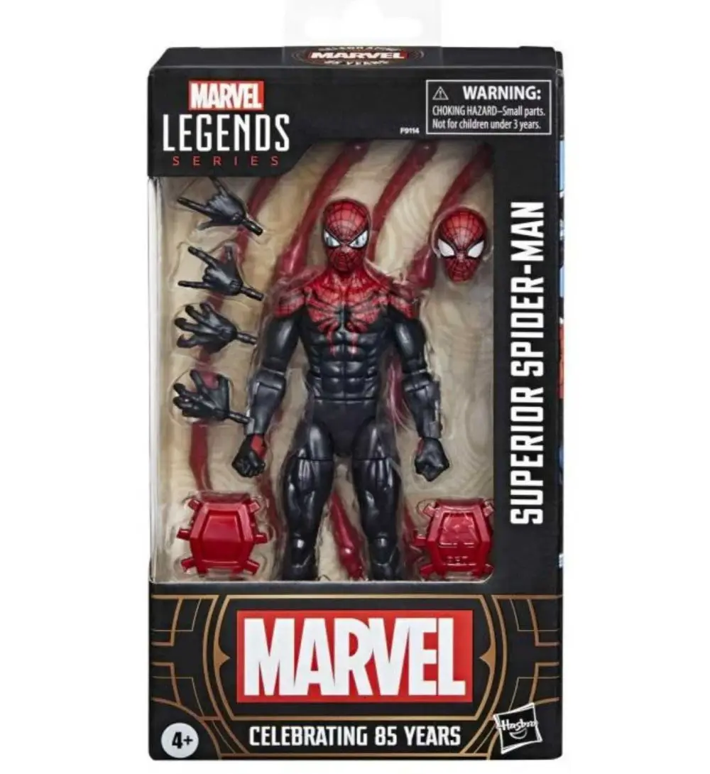 Original Hasbro Marvel Legends Series Celebrating 85 Years Superior Spider-Man 6Inch Anime Figure Action Figure Toys