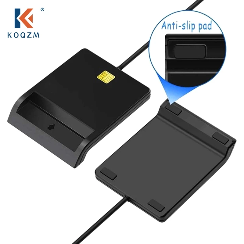 

USB Smart Card Reader micro SD/TF memory ID Bank electronic DNIE dni citizen sim cloner connector adapter Id Card Reader