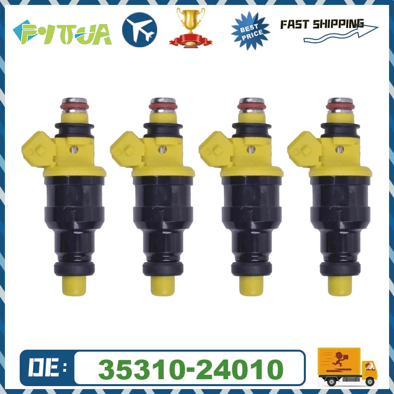 

4 шт. топливная форсунка 35310-24010 0280150788 для Hyundai Excel Scoupe Mitsubishi Precis Diamante 1990-1995 1,5 л 3,0 л