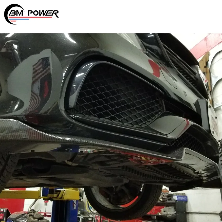 Flying Wing Great Quality 2014 E-CLASS W212 E63/E63S Bodykit Front & Rear Bumper with Diffuser Exhaust Tips Fit Carbon Fiber Mat