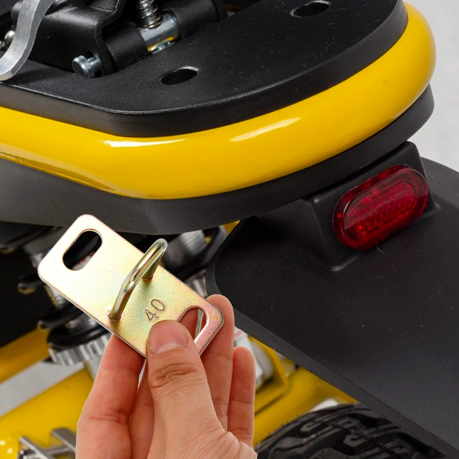 

4pcs Electric Vehicle Seat Metal Scooter Motorbike Motorcycle Replacement Accessories E-Motorbike Parts Compact