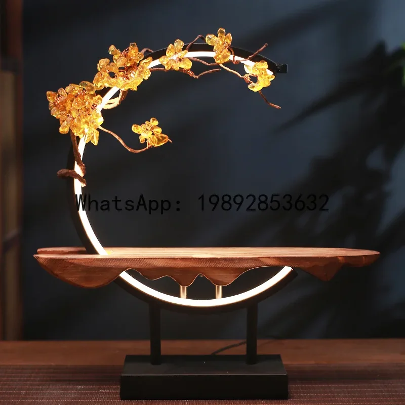 ww24 new chinoiserie backflow incense burner crystal lamp circle creative stylish bring in wealth and treasurefor home living