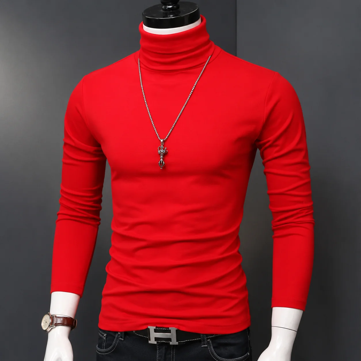 Męski golf z długim rękawem, o – Thermal Base Layer recenzja i cena