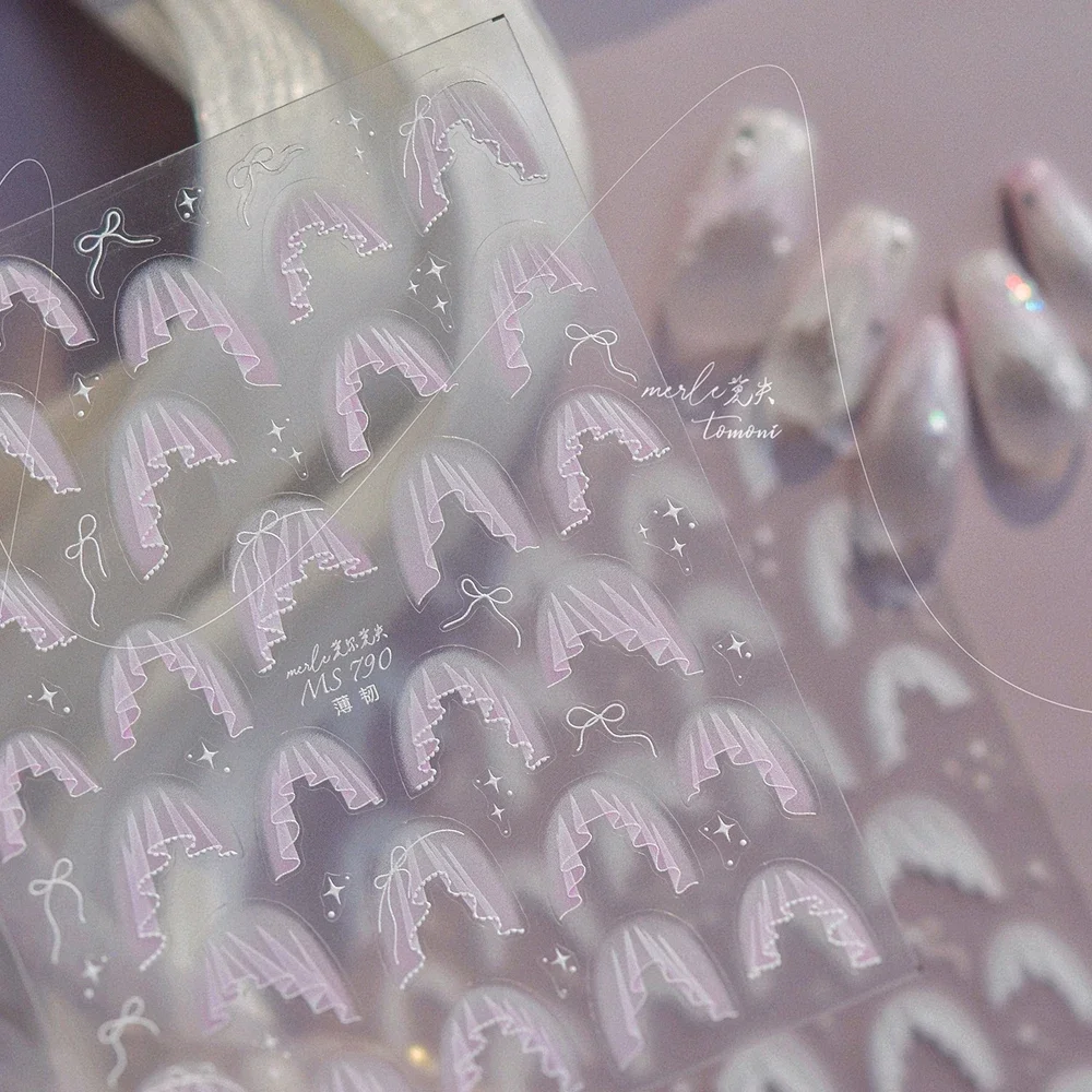 ディープ V 字型ゴールドスタンピングフレンチラインストライプグラデーションライン 5D ネイルアートステッカーソフトラインストーン粘着マニキュアデカール DIY