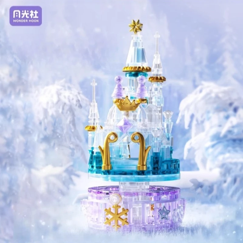 

Сказочный замок принцессы, строительные блоки, игрушка «сделай сам», лунный свет, головоломка, подарок для девочек, украшение на день рождения