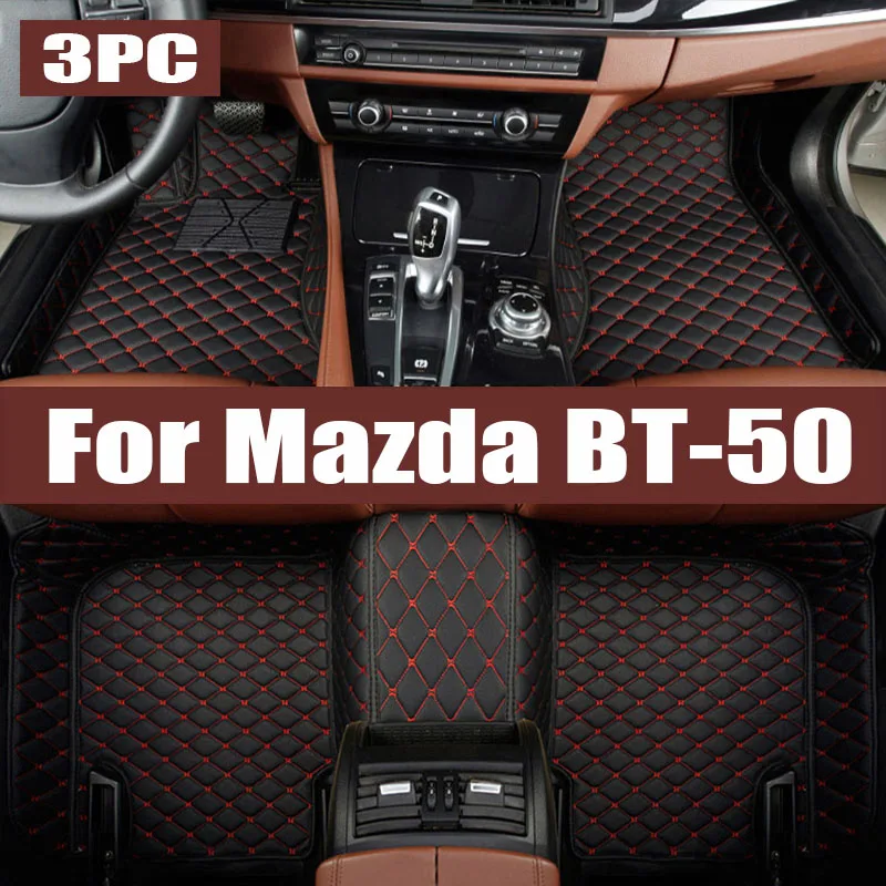 

3D TPE LHD BT50 Floor Car Mat For Mazda BT-50 2015-2020 Car Floor Liner Tray Foot Pad Carpet Mat 4x4 Pickup trunk mat