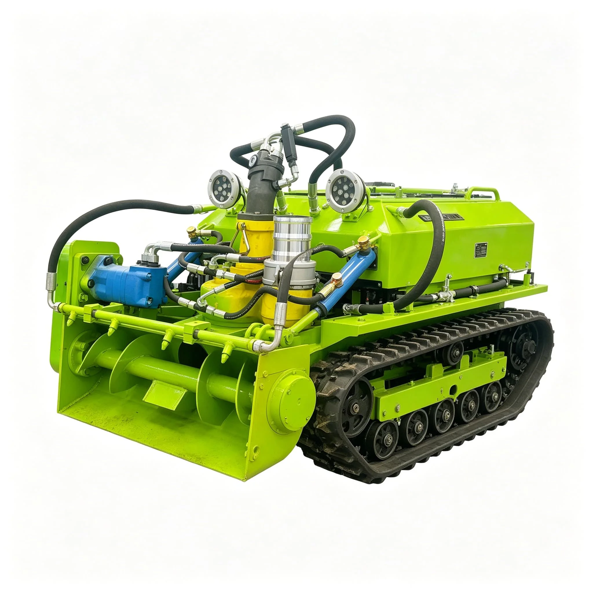 Autonomous Desilting Robot Remote Operated Submersible Crawler For Municipal Sewer Pipe Industrial Tank Cleaning Customized